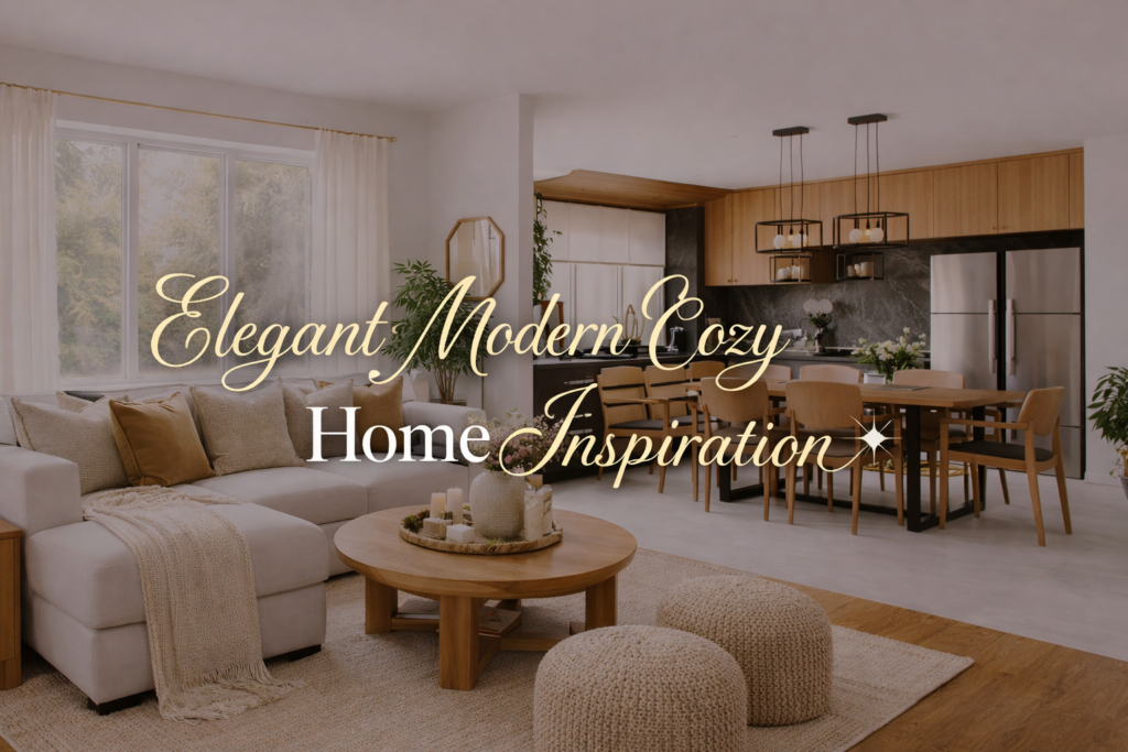 elegant modern cozy home inspiration ✨